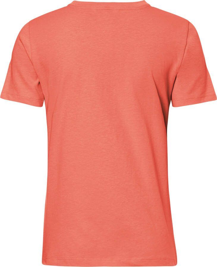 Tommy Hilfiger Shirt met ronde hals REGULAR HILFIGER C NK TEE SS met groot logo opschrift