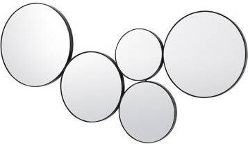 Trendyard Ronde Spiegel Kunst Zwart