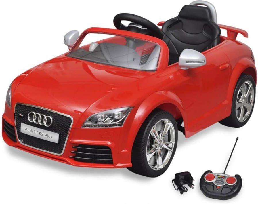 VIDAXL Elektrische auto Audi TT RS met afstandsbediening rood