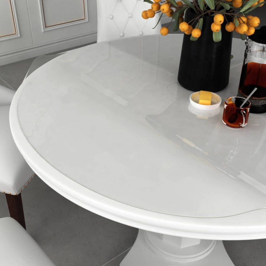VIDAXL Tafelbeschermer Ø, 120 cm 2 mm PVC transparant