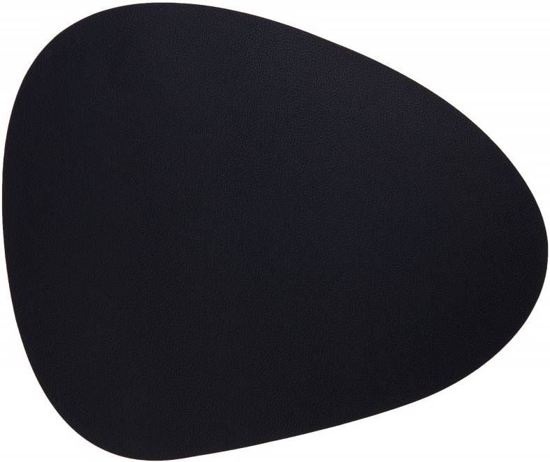 Jay Hill Placemats Vegan Leer Zwart Organic 44 X 37 Cm 6 Stuks