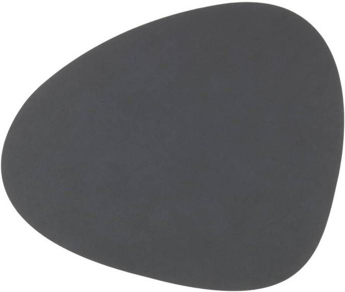 LIND DNA Curve placemat van gerecycled leer 37 x 44 cm